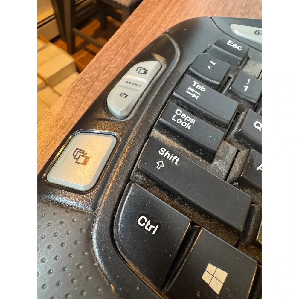 Logitech K350 Wave Wireless Ergonomic Keyboard No USB Receiver‎